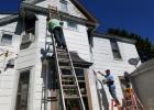 Volunteers from Staples Rotary Club, Central Lakes College and Timberlake Lodge worked on this home at 205 6th St. NE.