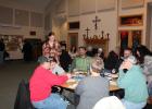A number of community members  attended the kick-off meeting for updating the City of Motley’s Comprehensive Plan. The meeting was held Feb. 20, at Motley United Methodist Church and facilitated by Savannah Winkler - Regional Development Planner with Region Five Development Commission.  Pictured above, Winkler, standing at left, chats with some of Motley’s department heads and others who were brainstorming about ideas for the city. Seated, from left, are Bruce Brotherton, Public Works Supervisor; Roger Siru