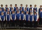 The Central Minnesota Boys Choir will present the final concert of their season at Sacred Heart Church, Staples, at 7:30 p.m., Tuesday, June 7. Members of the Voyageur Choir are, front row, from left, Conlan Jaeger, Tristan Sampson, Connor Judd, Keegan Bestland, Jay Dregney, Drew Berg, William Dolezal and Haiden Rychner; middle row, from left, Landin Foust, Hunter Miller, William Thew, Christopher Moench, Luke Bates, Sam Jennissen, Grant Johnson, Isaiah Schultz, Alex Brings and Evan Allen; back row, from le